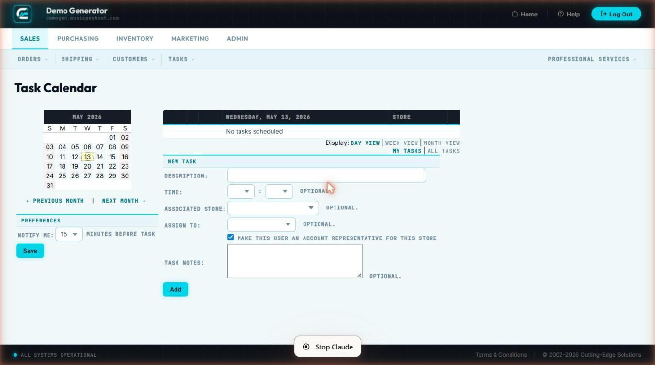 Task Calendar
